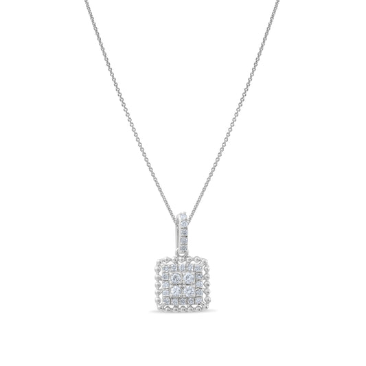 0.18 Carat Natural Diamond Necklace – Elegant Fine Jewelry Design - Gold Stone Diamond