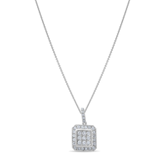 0.56 Carat Natural Diamond Necklace – Elegant Fine Jewelry Design - Gold Stone Diamond