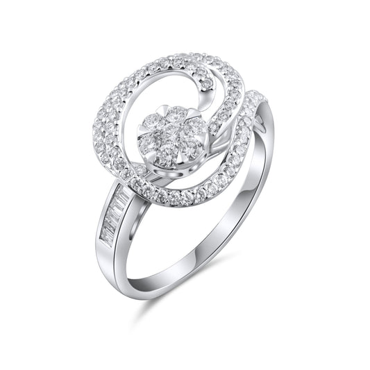 0.80 Carat Natural Diamond Ring – Fine Jewelry Design - Gold Stone Diamond