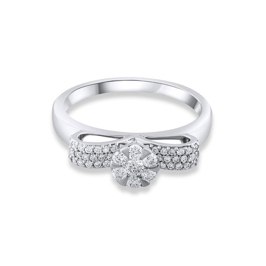 0.44 Carat Natural Diamond Ring – Fine Jewelry Design - Gold Stone Diamond