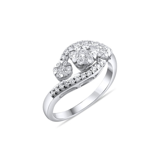 0.66 Carat Natural Diamond Ring – Fine Jewelry Design - Gold Stone Diamond