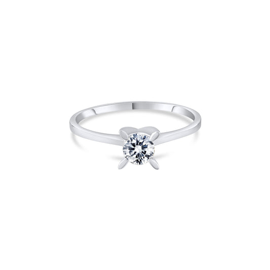 0.30 Carat Natural Diamond Solitaire Ring – Fine Jewelry Design - Gold Stone Diamond