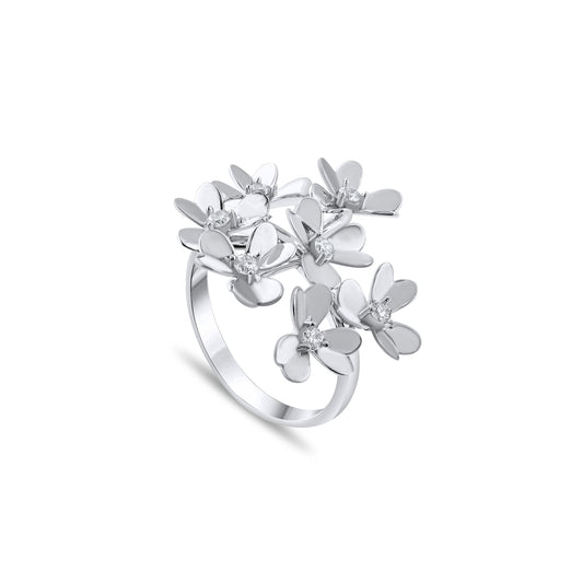 0.21 Carat Natural Diamond Ring – Fine Jewelry Design - Gold Stone Diamond