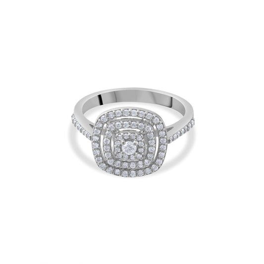 0.46 Carat Natural Diamond Ring – Fine Jewelry Design - Gold Stone Diamond