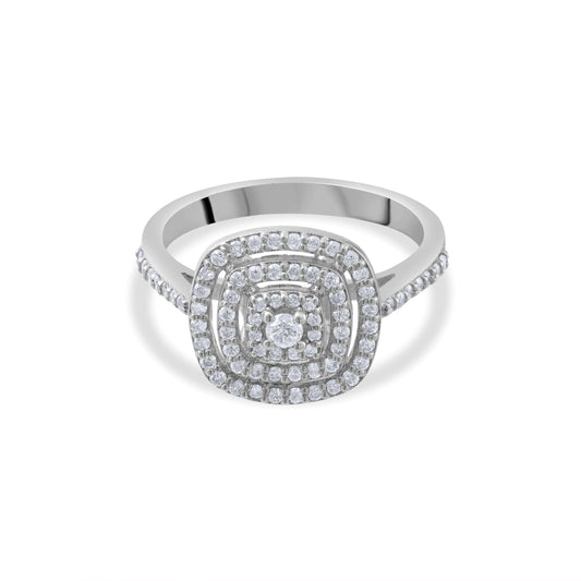 0.32 Carat Natural Diamond Ring – Fine Jewelry Design - Gold Stone Diamond