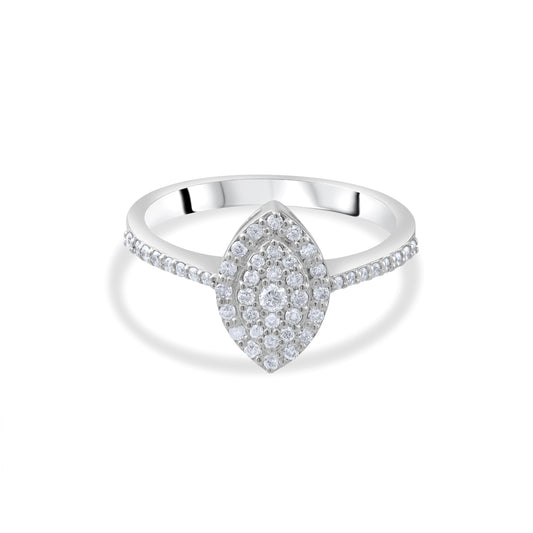 0.26 Carat Natural Diamond Ring – Fine Jewelry Design - Gold Stone Diamond