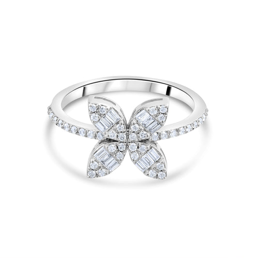 0.32 Carat Natural Baguette Diamond Ring – Fine Jewelry Design - Gold Stone Diamond