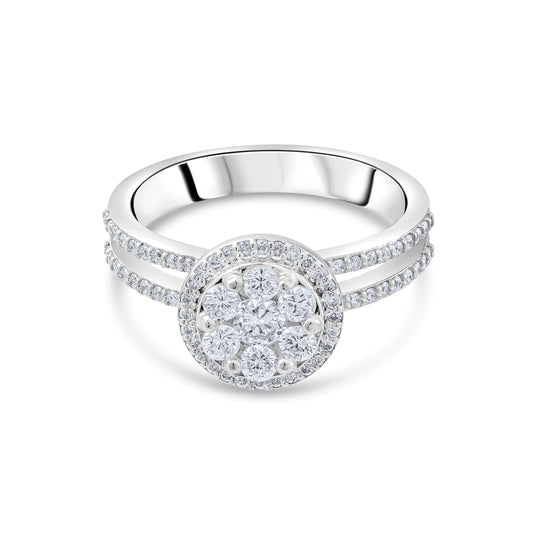 0.61 Carat Natural Diamond Ring – Fine Jewelry Design Style - Gold Stone Diamond