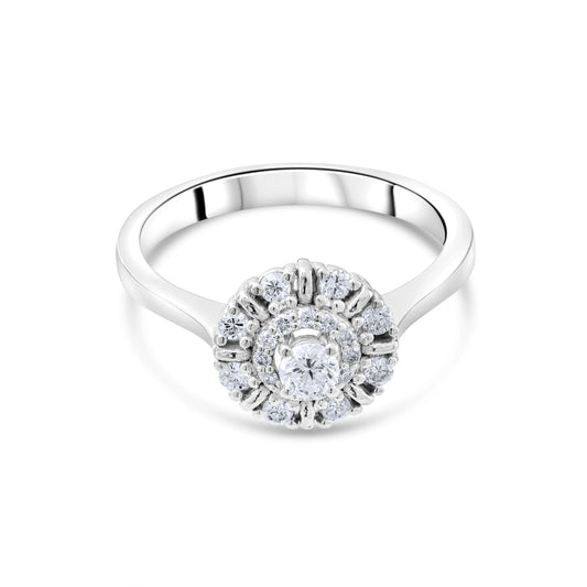 0.39 Carat Natural Diamond Ring – Fine Jewelry Design Style - Gold Stone Diamond