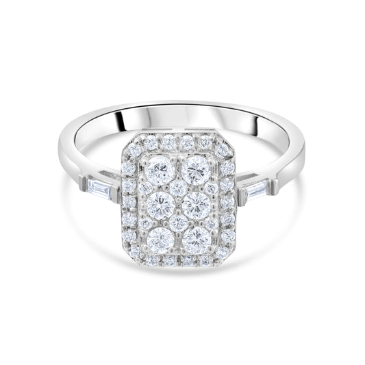 0.42 Carat Natural Diamond Ring – Fine Jewelry Design Style - Gold Stone Diamond