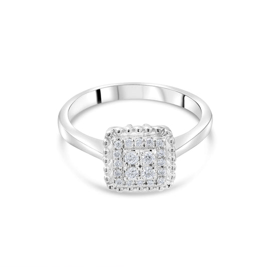 0.41 Carat Natural Diamond Ring – Fine Jewelry Design - Gold Stone Diamond