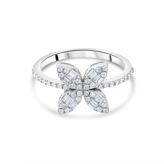 0.35 Carat Natural Baguette Diamond Ring – Fine Jewelry Design - Gold Stone Diamond