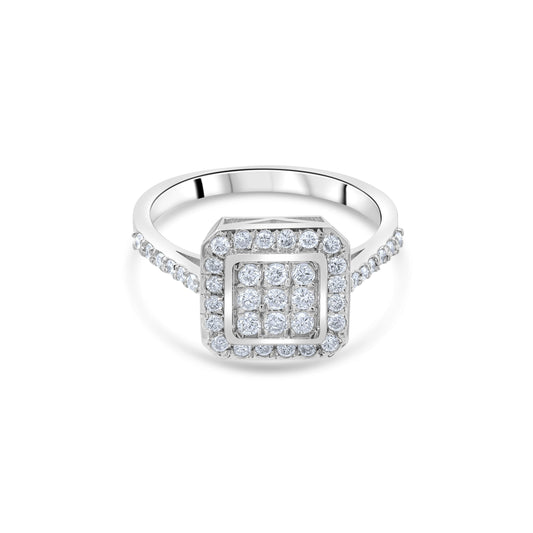 0.69 Carat Natural Diamond Ring – Fine Jewelry Design - Gold Stone Diamond