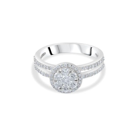 0.45 Carat Natural Diamond Ring – Fine Jewelry Design - Gold Stone Diamond