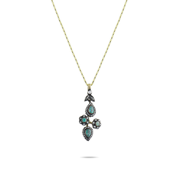 Emerald and Diamond Necklaces