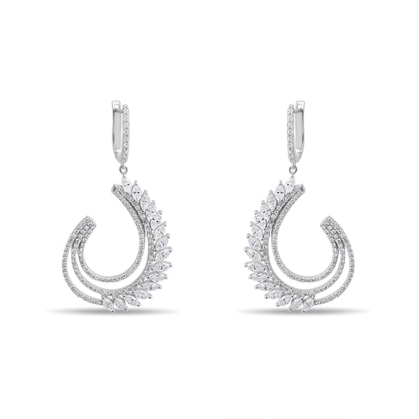 Crafted Diamond Earrings