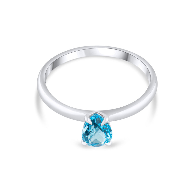 Blue Topaz and Diamond Rings Collection