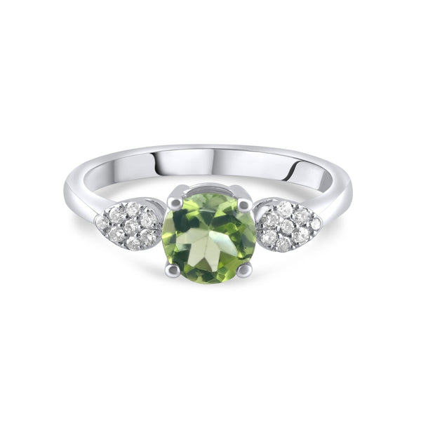 Peridot and Diamond Rings Collection