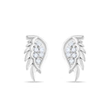 Angel Series IGI Certified Natural Diamond Stud Earrings – 0.10 CT Total | 14K & 18K Solid Gold