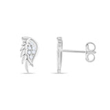 Angel Series IGI Certified Natural Diamond Stud Earrings – 0.10 CT Total | 14K & 18K Solid Gold