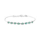 IGI Certified Natural Emerald Bracelet – 1.70 CT Total | 14K & 18K Solid Gold
