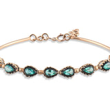 1.6 Carat Natural Emerald Bracelet – Elegant Fine Jewelry Design - Gold Stone Diamond