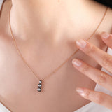 0.38 Carat Natural Diamond Necklace – Elegant Fine Jewelry Design - Gold Stone Diamond