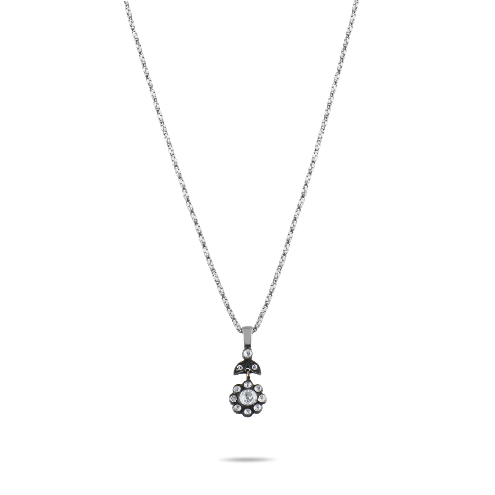 1.46 Carat Natural Diamond Necklace – Elegant Fine Jewelry Design - Gold Stone Diamond