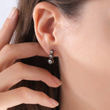 0.87 Carat Tria Diamond Earrings – Elegant Fine Jewelry Design - Gold Stone Diamond