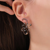2.6 Carat Natural Diamond Earrings – Elegant Fine Jewelry Design - Gold Stone Diamond