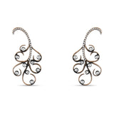 2.6 Carat Natural Diamond Earrings – Elegant Fine Jewelry Design - Gold Stone Diamond
