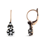 0.22 Carat Natural Diamond Earrings – Elegant Fine Jewelry Design - Gold Stone Diamond