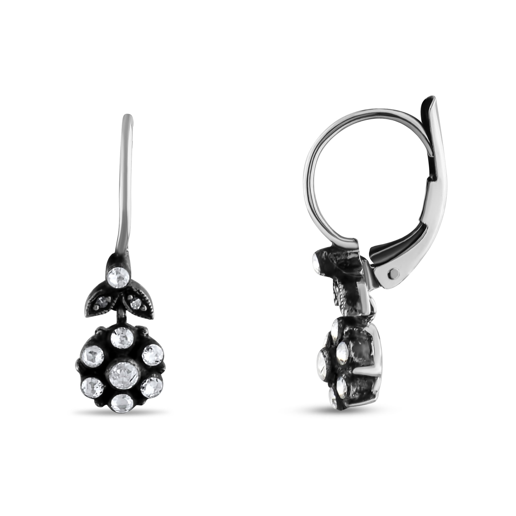 0.22 Carat Natural Diamond Earrings – Elegant Fine Jewelry Design - Gold Stone Diamond