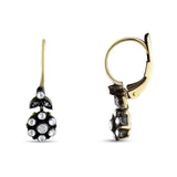 0.22 Carat Natural Diamond Earrings – Elegant Fine Jewelry Design - Gold Stone Diamond