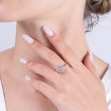 0.06 Carat Natural Diamond Ring – Fine Jewelry Design - Gold Stone Diamond