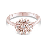 0.06 Carat Natural Diamond Ring – Fine Jewelry Design - Gold Stone Diamond