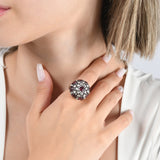 6.22 Carat Natural Diamond and Ruby Ring – Elegant Fine Jewelry Design - Gold Stone Diamond