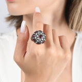 6.22 Carat Natural Diamond and Ruby Ring – Elegant Fine Jewelry Design - Gold Stone Diamond