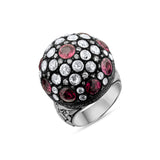 6.22 Carat Natural Diamond and Ruby Ring – Elegant Fine Jewelry Design - Gold Stone Diamond