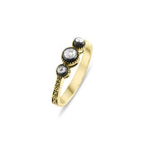 0.26 Carat Natural Tria Diamond Ring – Fine Jewelry Design Style - Gold Stone Diamond