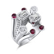 2.75 Carat Natural Diamond and Ruby Ring – Elegant Fine Jewelry Design - Gold Stone Diamond