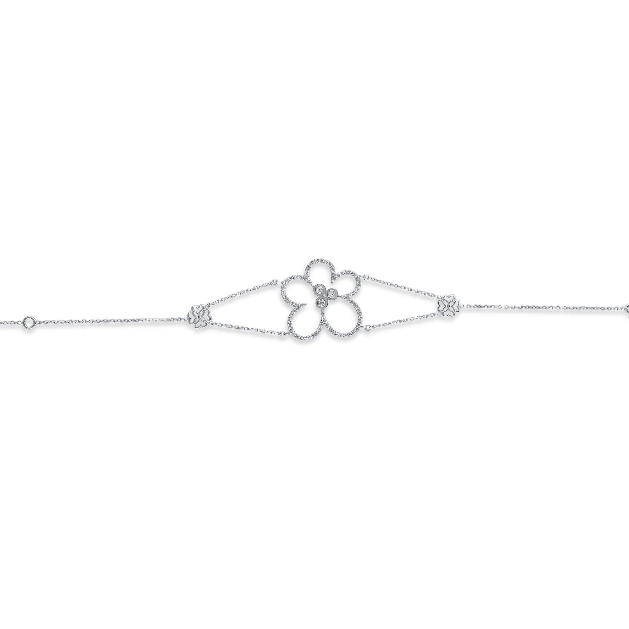 0.71 Carat Natural Diamond Bracelet – Elegant Fine Jewelry Gift - Gold Stone Diamond