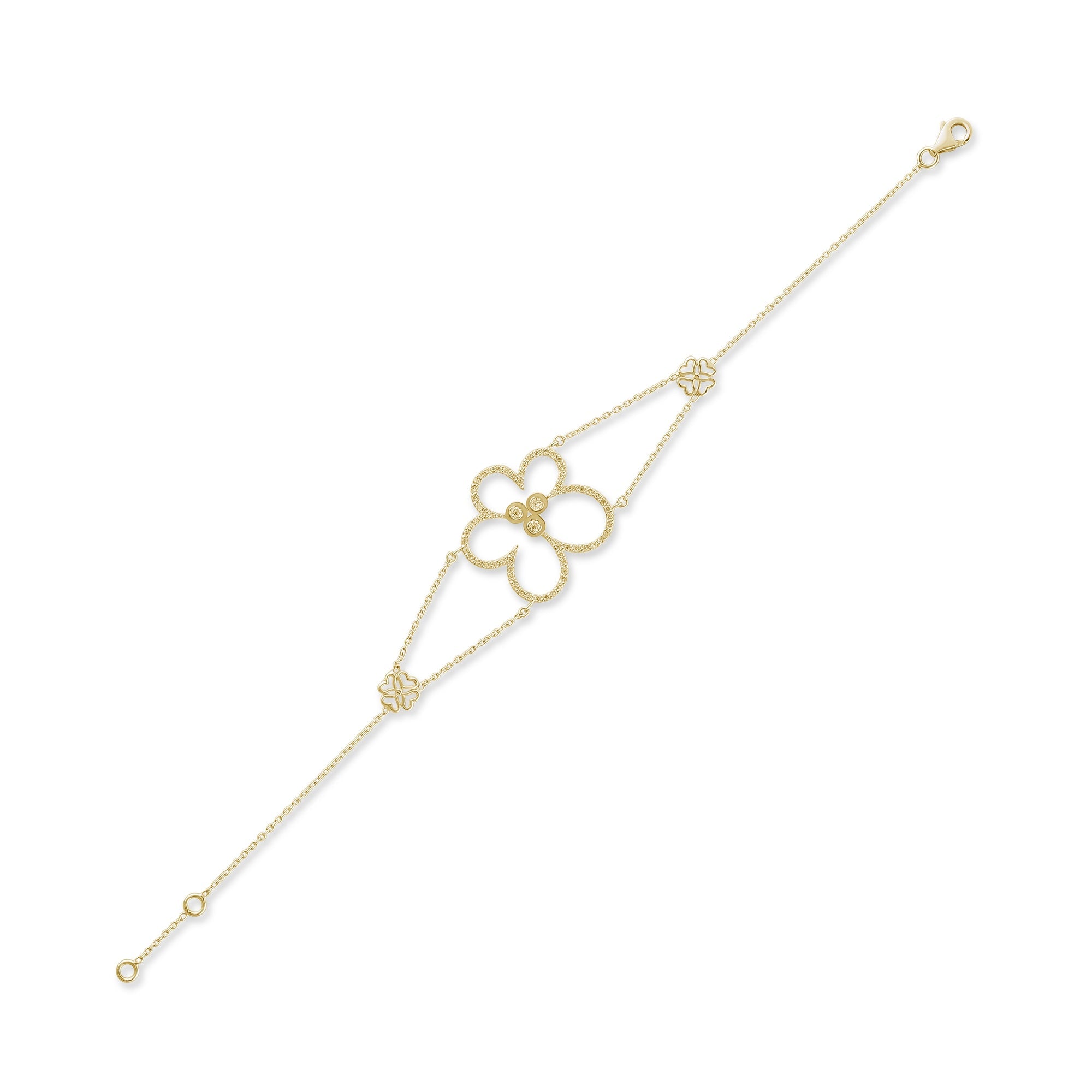 0.71 Carat Natural Diamond Bracelet – Elegant Fine Jewelry Gift - Gold Stone Diamond