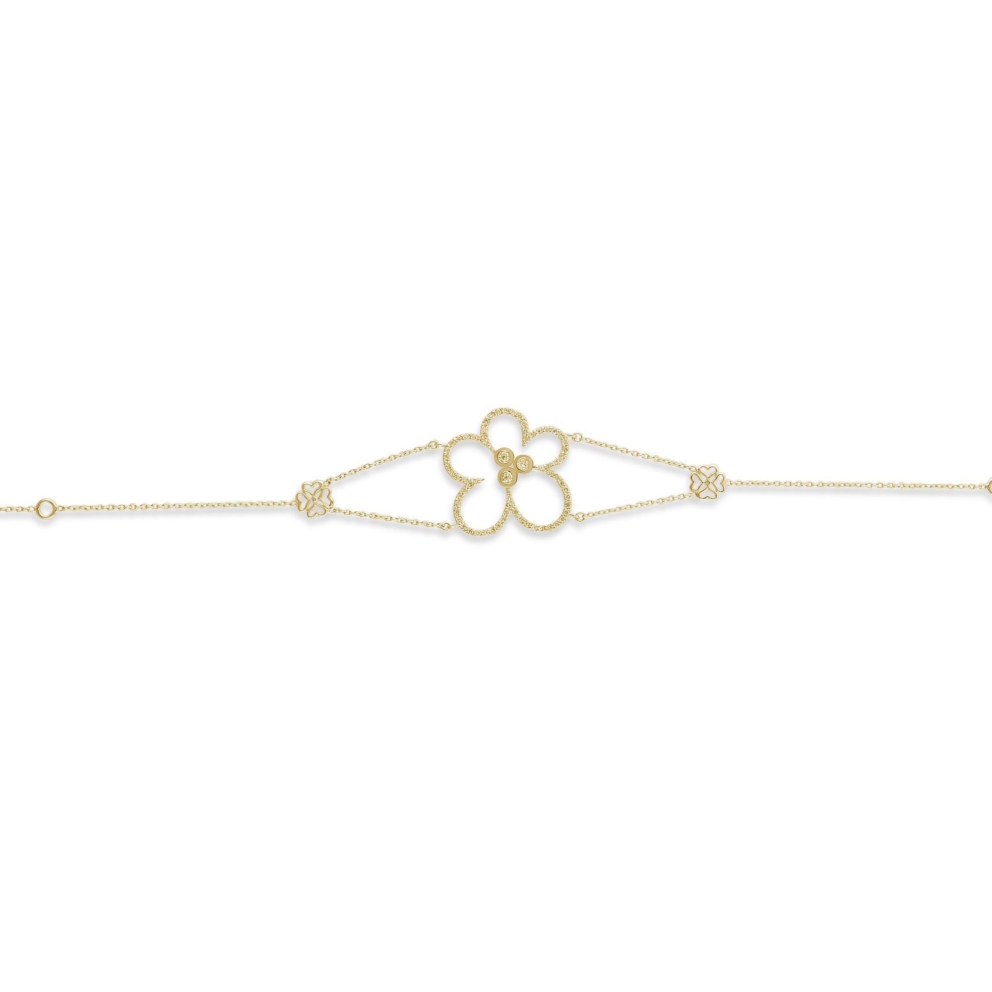 0.71 Carat Natural Diamond Bracelet – Elegant Fine Jewelry Gift - Gold Stone Diamond