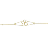 0.71 Carat Natural Diamond Bracelet – Elegant Fine Jewelry Gift - Gold Stone Diamond