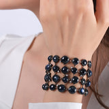 188.47 Carat Diamond & Gemstone Bracelet – Custom Fine Jewelry - Gold Stone Diamond