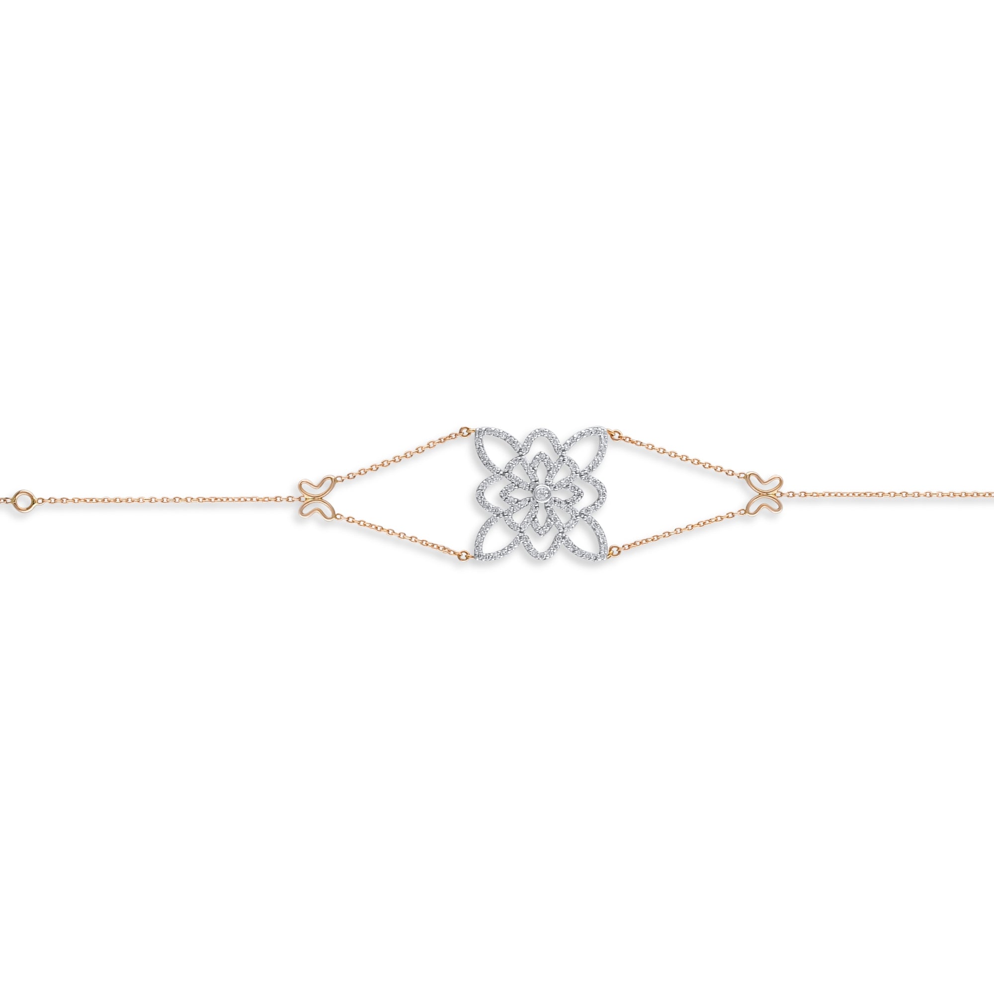 1.2 Carat Natural Diamond Bracelet – Elegant Fine Jewelry Gift - Gold Stone Diamond