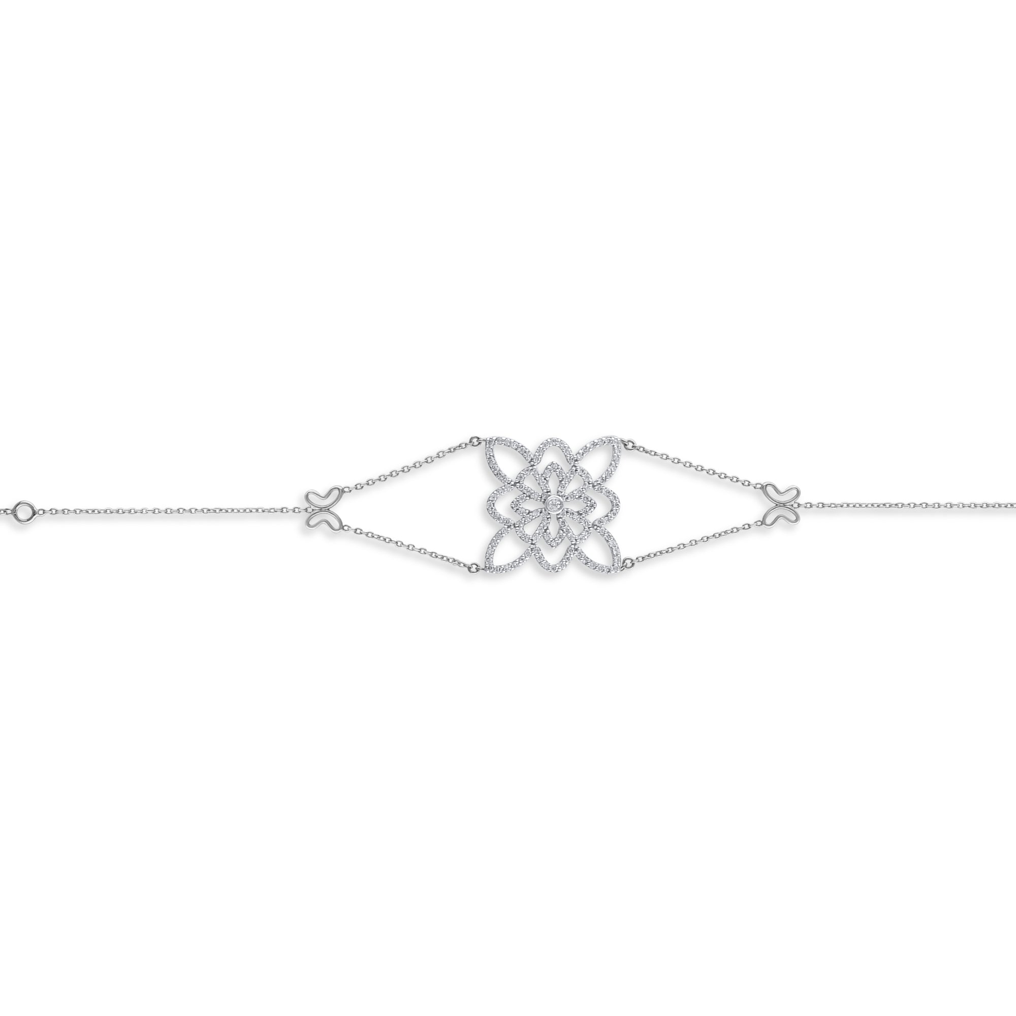 1.2 Carat Natural Diamond Bracelet – Elegant Fine Jewelry Gift - Gold Stone Diamond