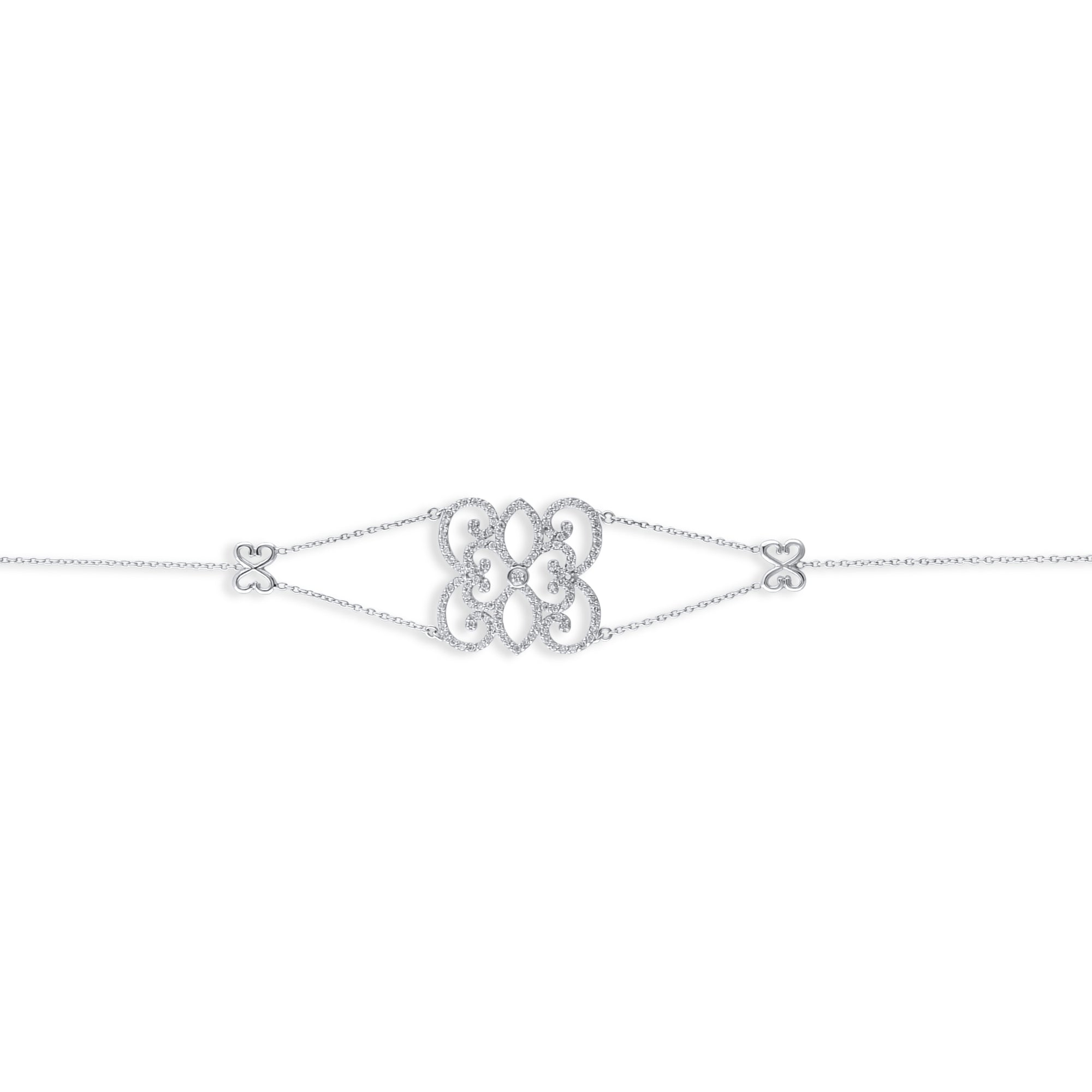 1.3 Carat Natural Diamond Bracelet – Elegant Fine Jewelry Gift - Gold Stone Diamond