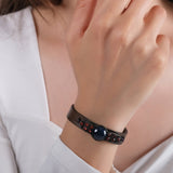 14.09 Carat Natural Ruby Bracelet – Custom Fine Jewelry Design - Gold Stone Diamond